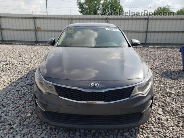 2016 Kia Optima Lx Charcoal vin: KNAGT4L37G5110024