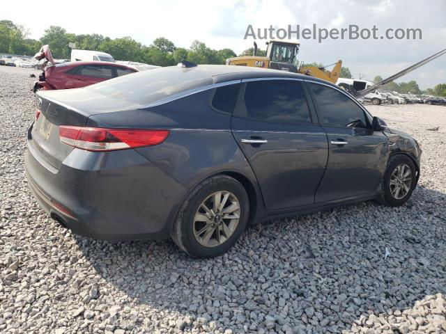 2016 Kia Optima Lx Charcoal vin: KNAGT4L37G5110024