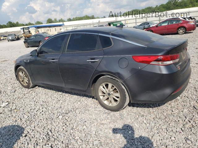 2016 Kia Optima Lx Charcoal vin: KNAGT4L37G5110024