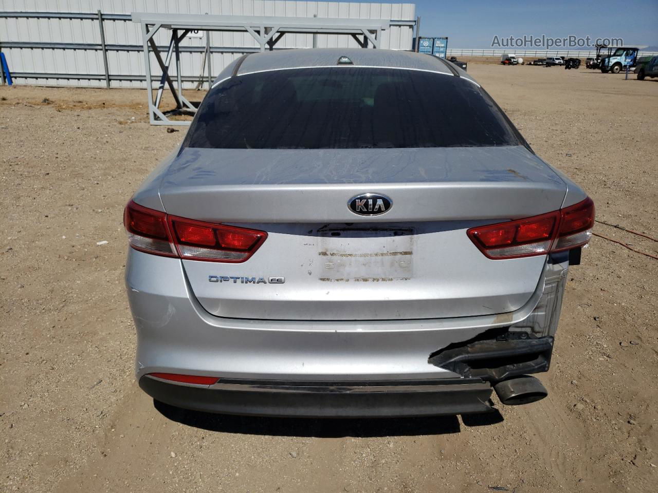 2017 Kia Optima Lx Silver vin: KNAGT4L37H5150640