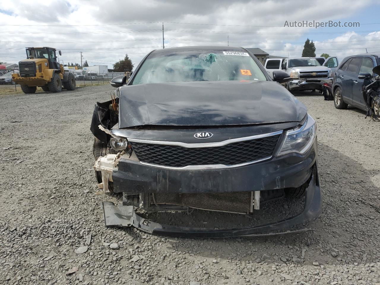 2017 Kia Optima Lx Black vin: KNAGT4L37H5157278