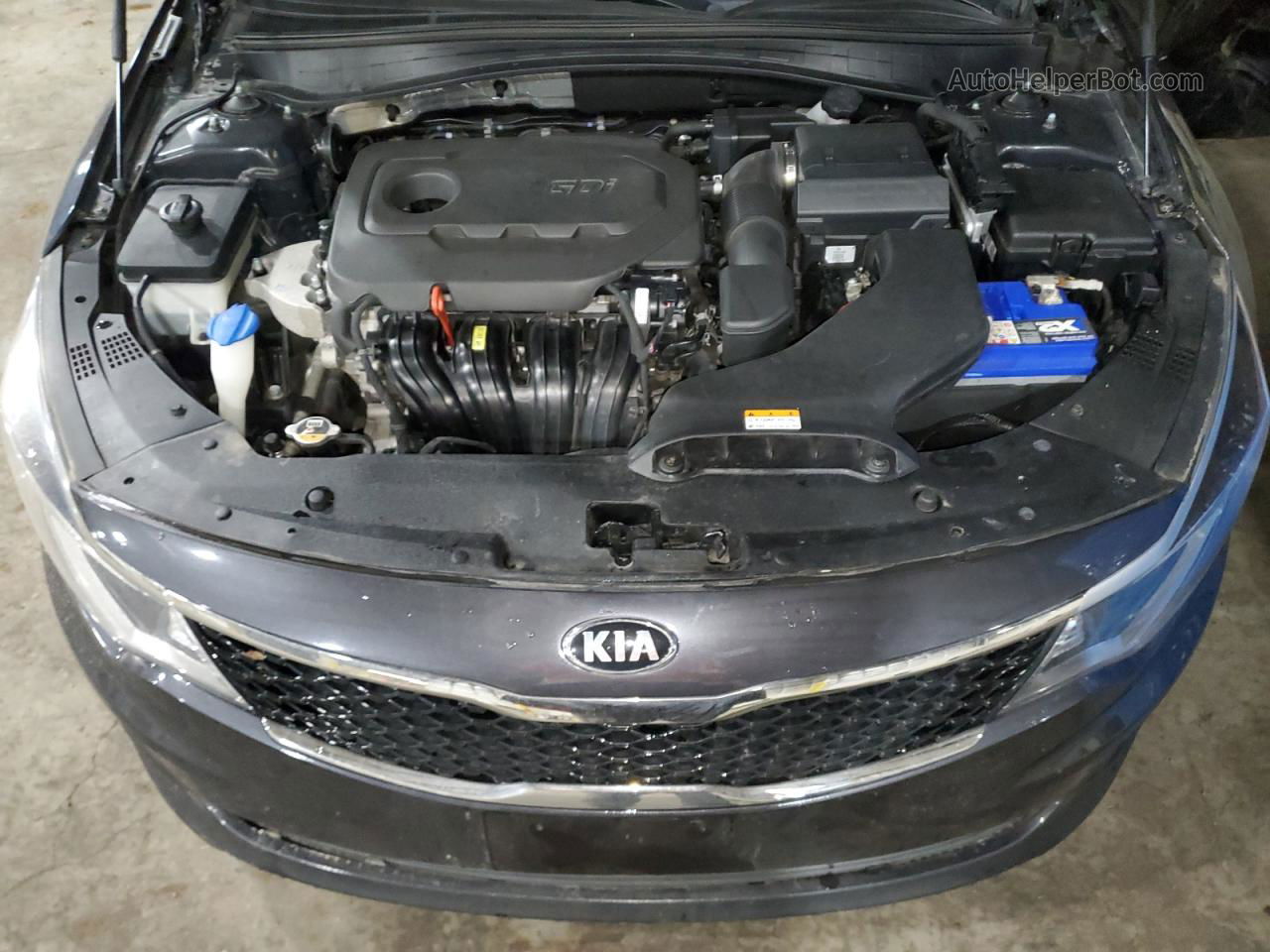 2018 Kia Optima Lx Черный vin: KNAGT4L37J5213869