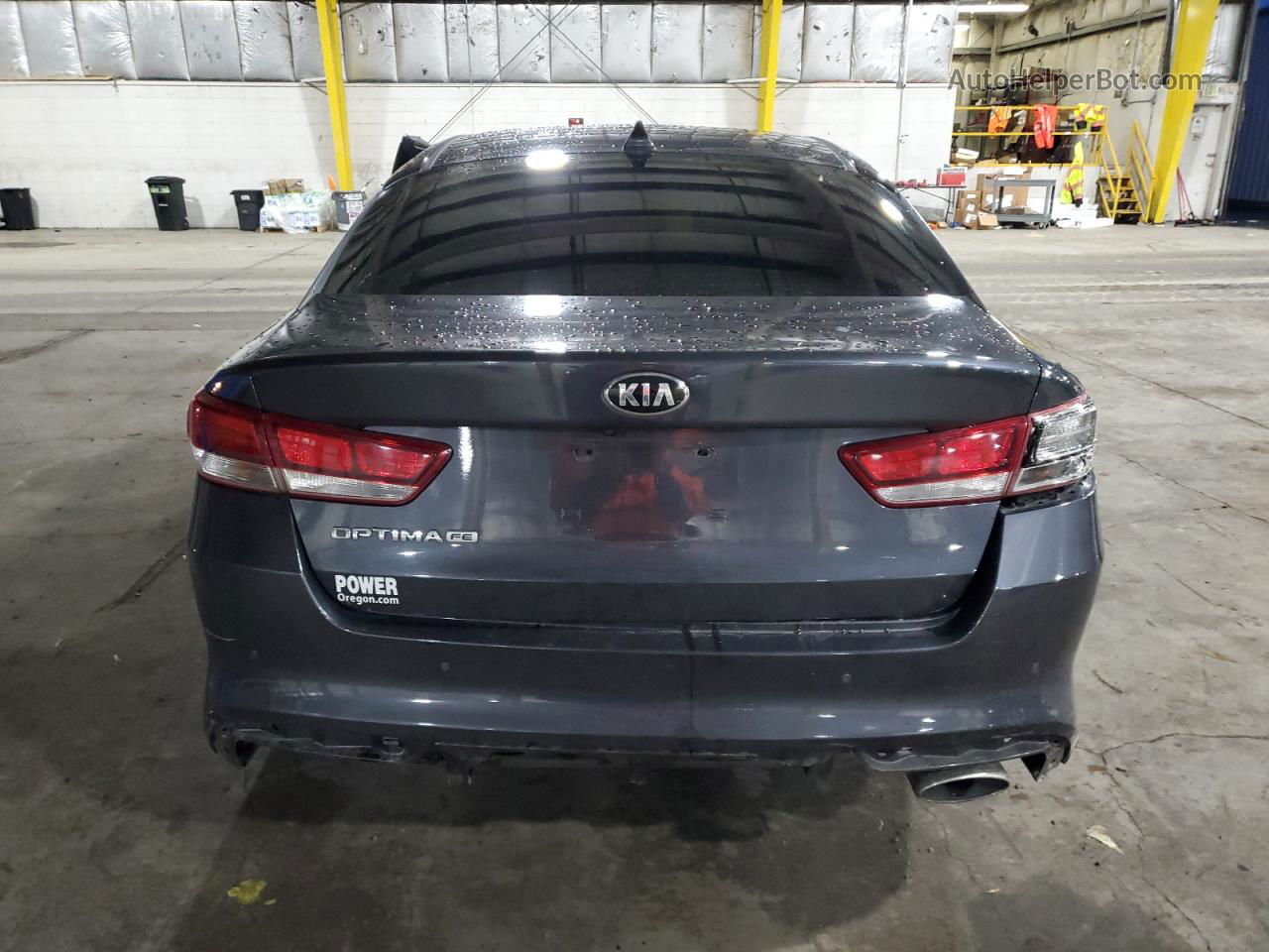 2018 Kia Optima Lx Black vin: KNAGT4L37J5213869