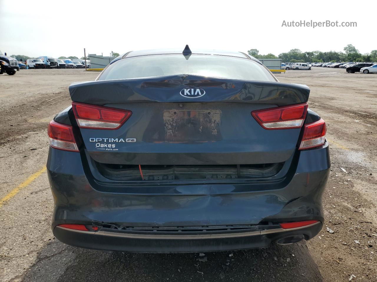 2016 Kia Optima Lx Серый vin: KNAGT4L38G5072187