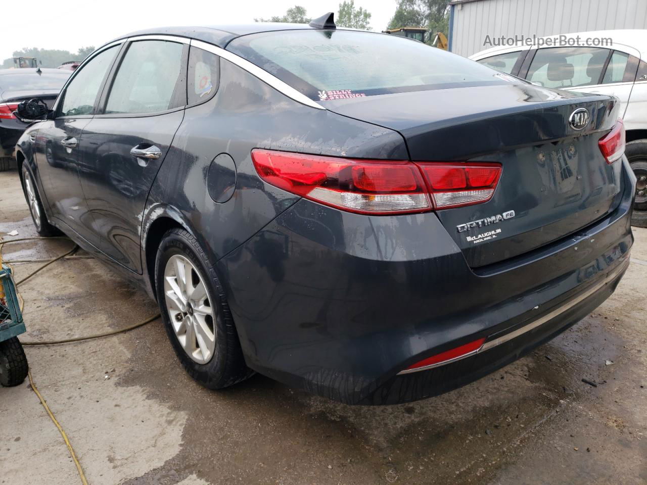 2016 Kia Optima Lx Charcoal vin: KNAGT4L38G5078183