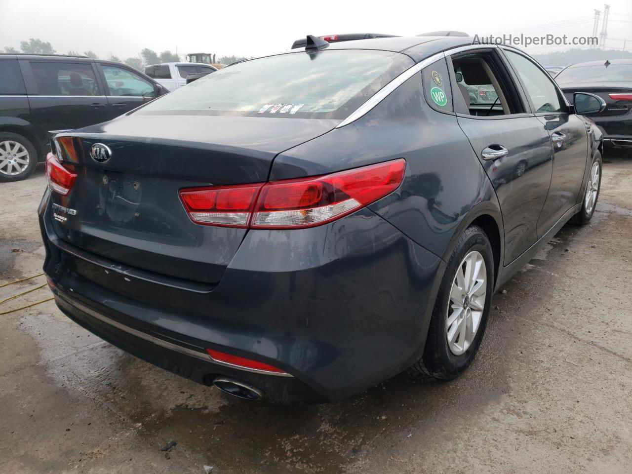 2016 Kia Optima Lx Charcoal vin: KNAGT4L38G5078183