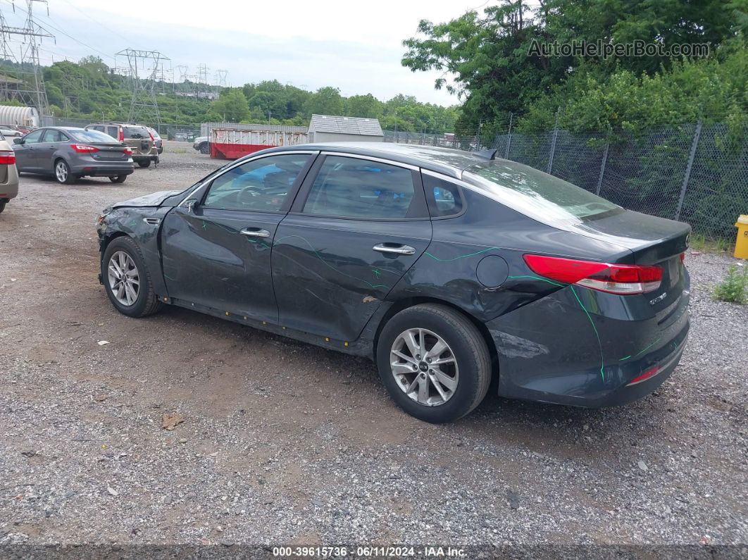 2016 Kia Optima Lx Gray vin: KNAGT4L38G5087157