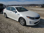 2016 Kia Optima Lx White vin: KNAGT4L38G5106449