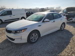 2016 Kia Optima Lx White vin: KNAGT4L38G5106449