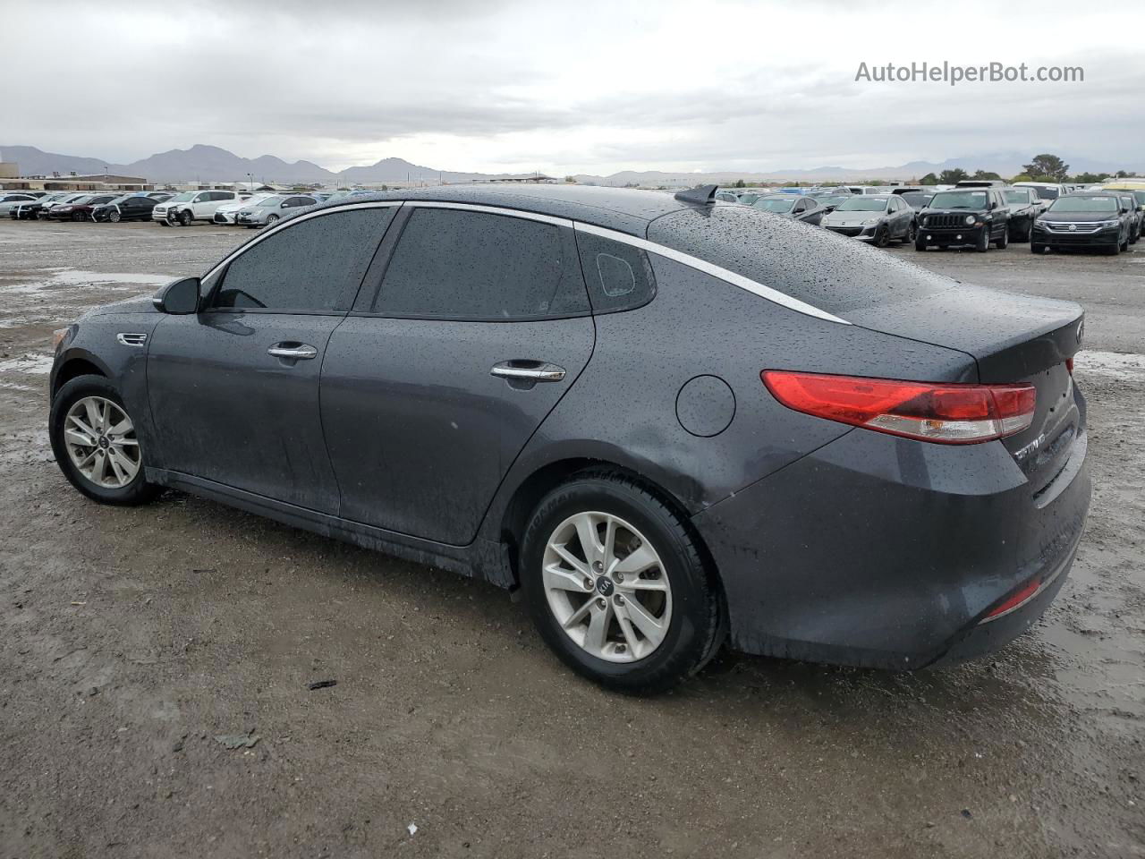 2017 Kia Optima Lx Gray vin: KNAGT4L38H5172467