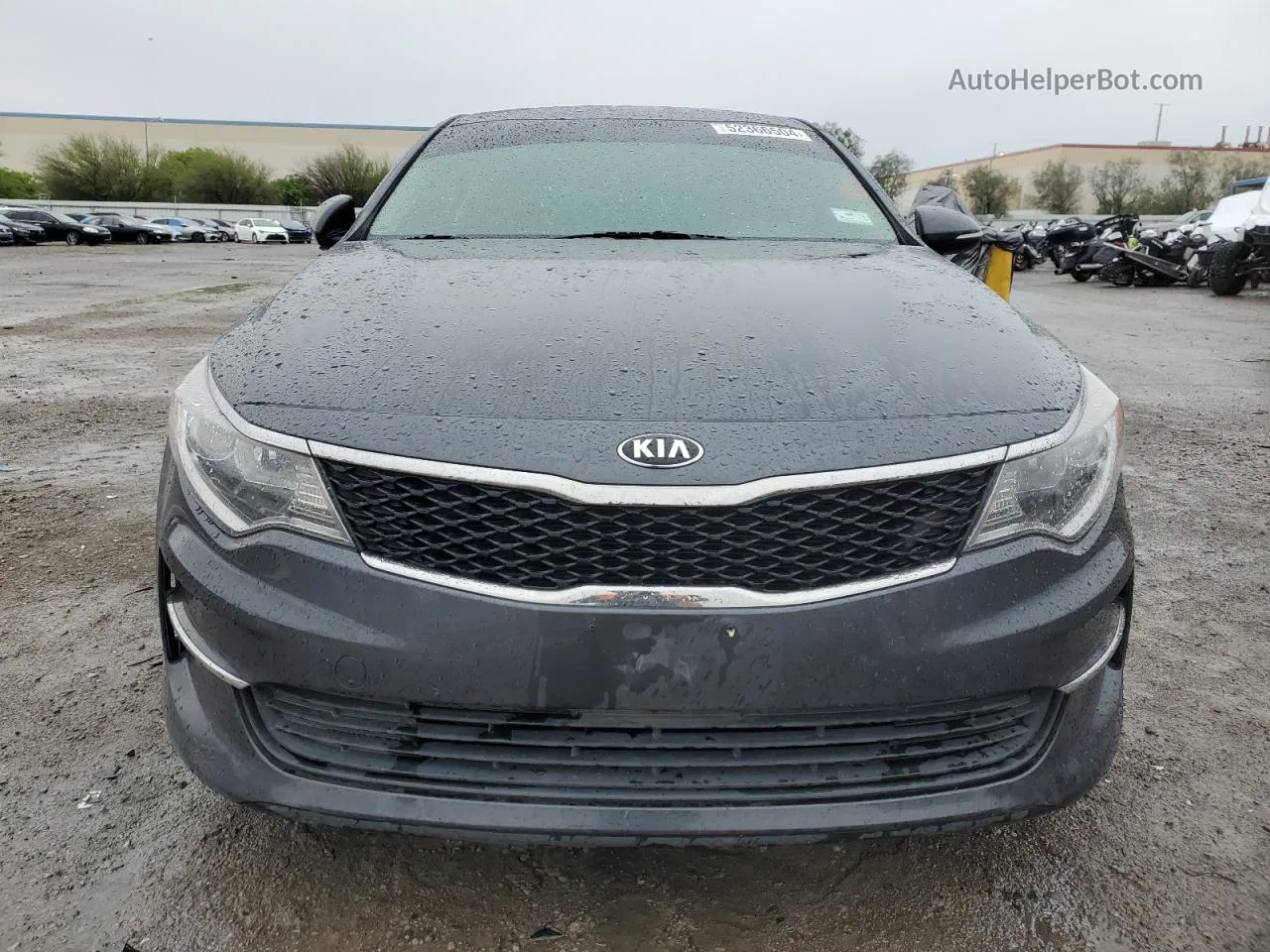 2017 Kia Optima Lx Gray vin: KNAGT4L38H5172467