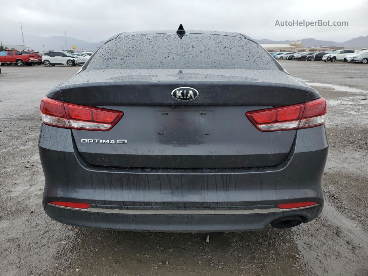 2017 Kia Optima Lx Gray vin: KNAGT4L38H5172467