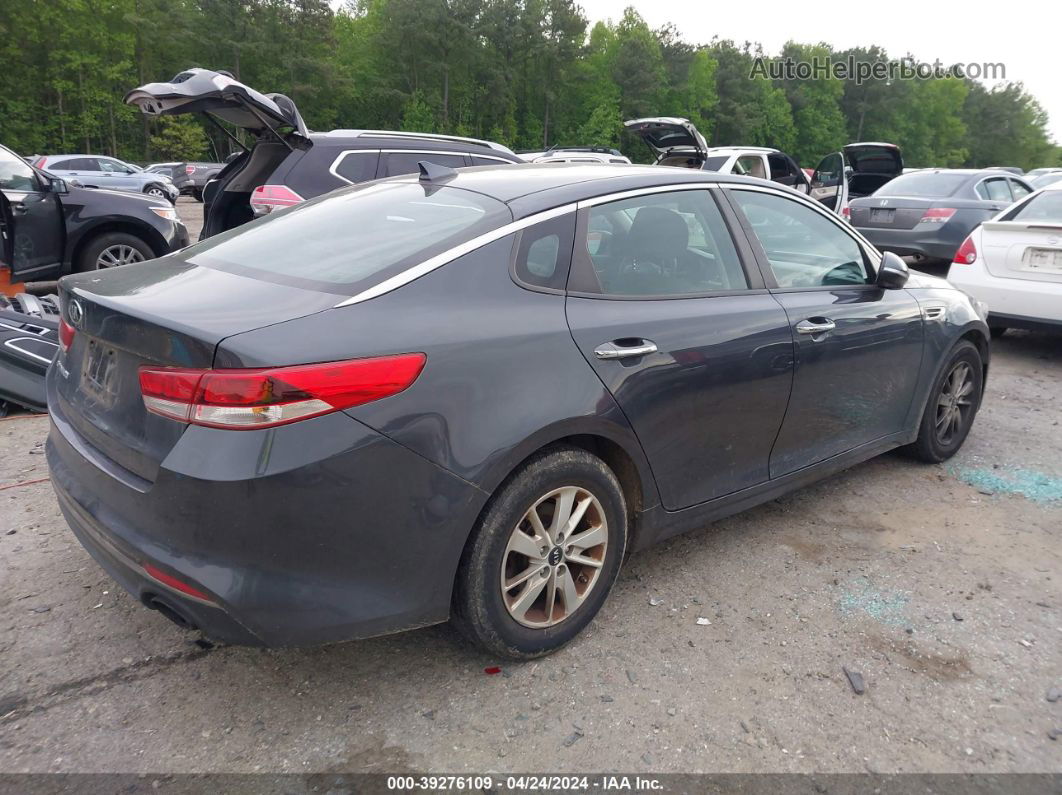 2017 Kia Optima Lx Gray vin: KNAGT4L39H5175247