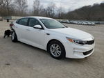 2016 Kia Optima Lx White vin: KNAGT4L3XG5101186