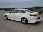 2016 Kia Optima Lx White vin: KNAGT4L3XG5101186