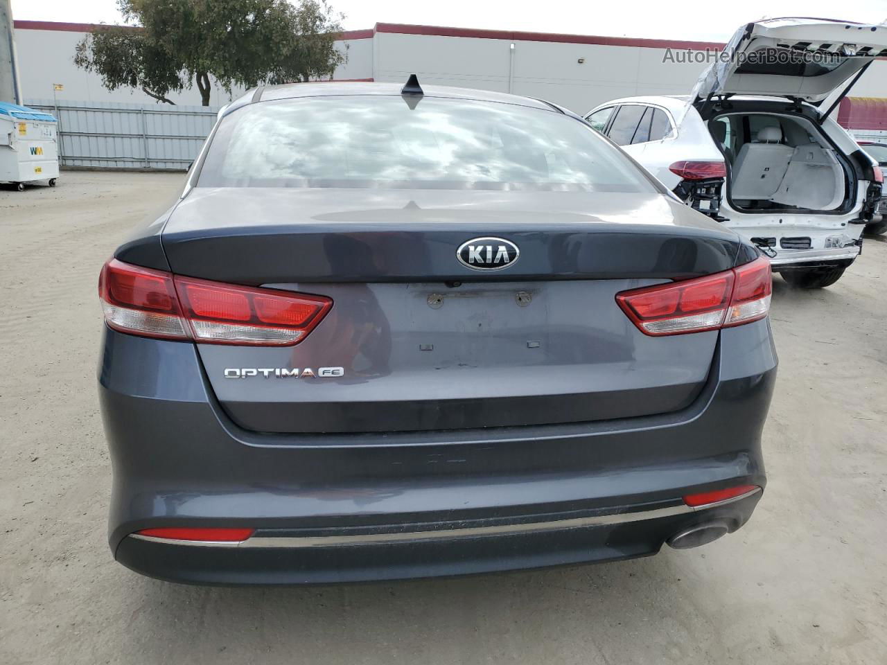 2016 Kia Optima Lx Gray vin: KNAGT4L3XG5117310