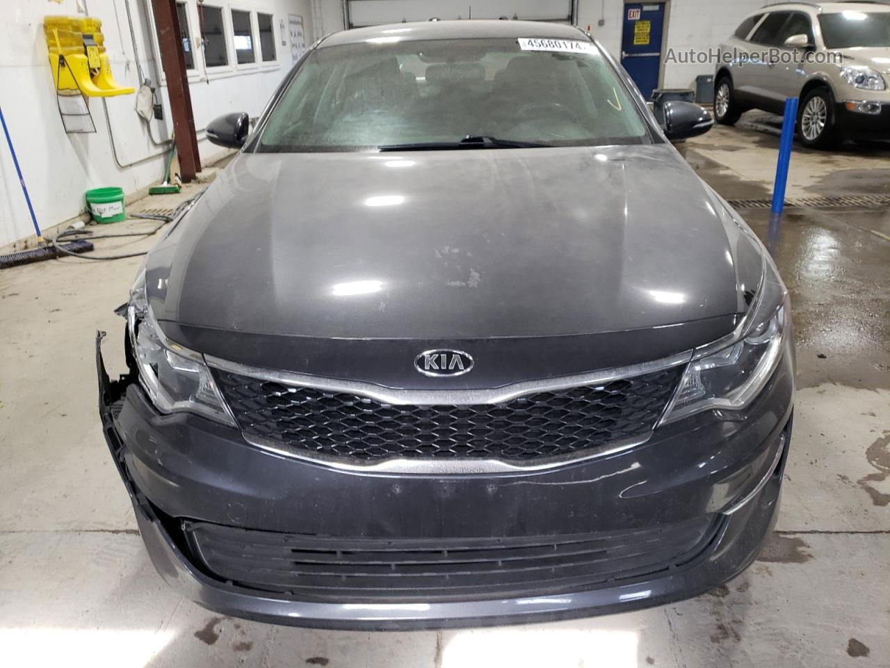 2017 Kia Optima Lx Серый vin: KNAGT4L3XH5177377