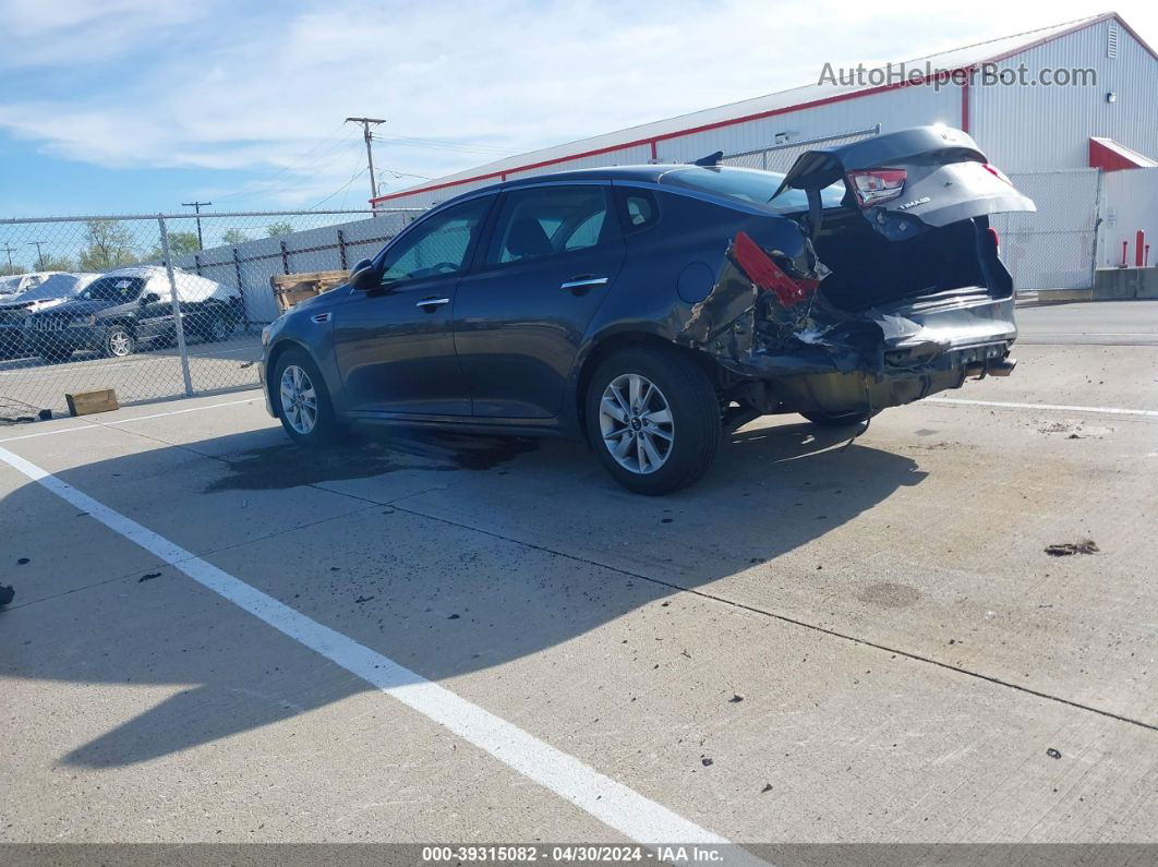 2018 Kia Optima Lx Gray vin: KNAGT4L3XJ5219567