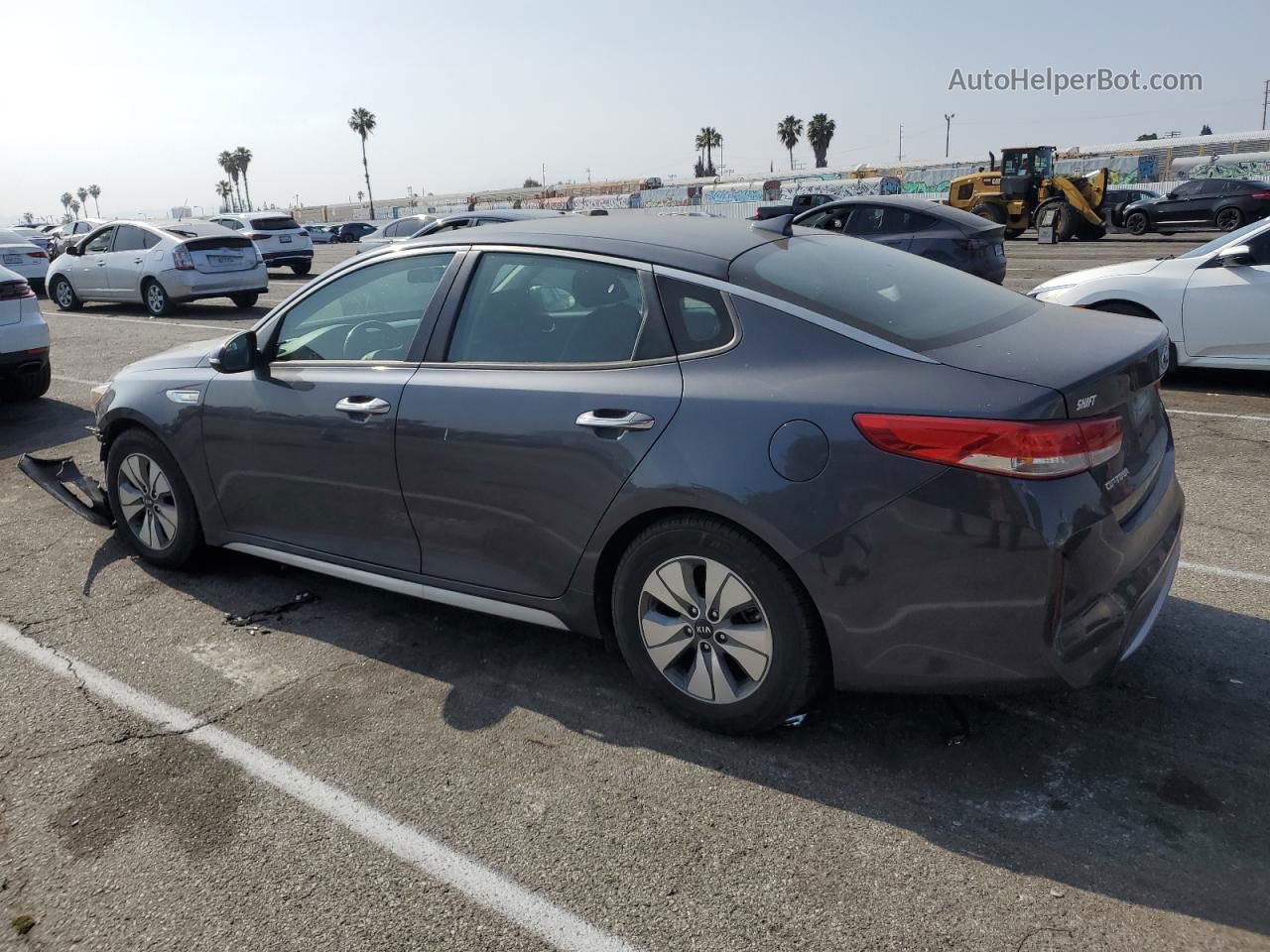 2017 Kia Optima Hybrid Charcoal vin: KNAGT4LC2H5006204