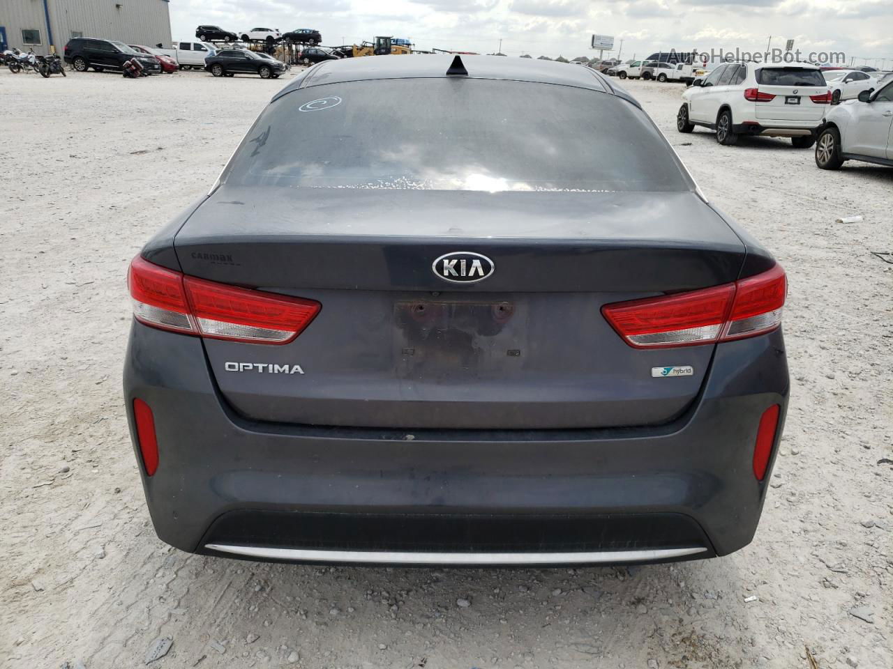 2017 Kia Optima Hybrid Black vin: KNAGT4LC6H5004875