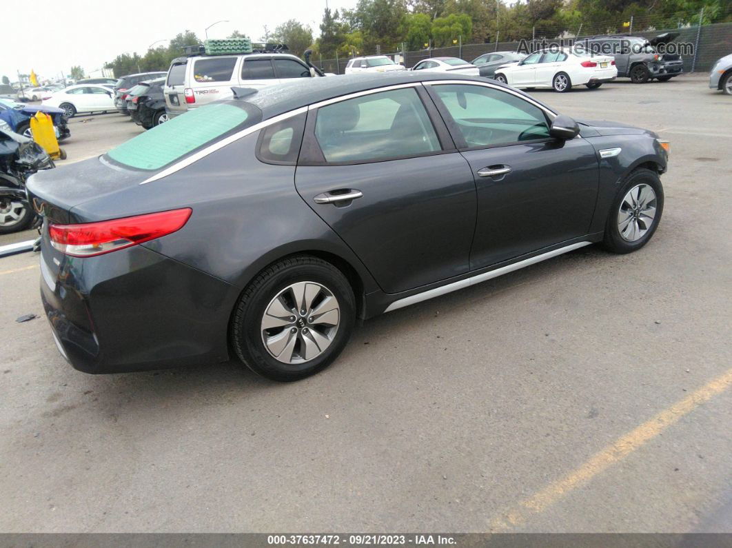 2017 Kia Optima Hybrid Gray vin: KNAGT4LE3H5017228