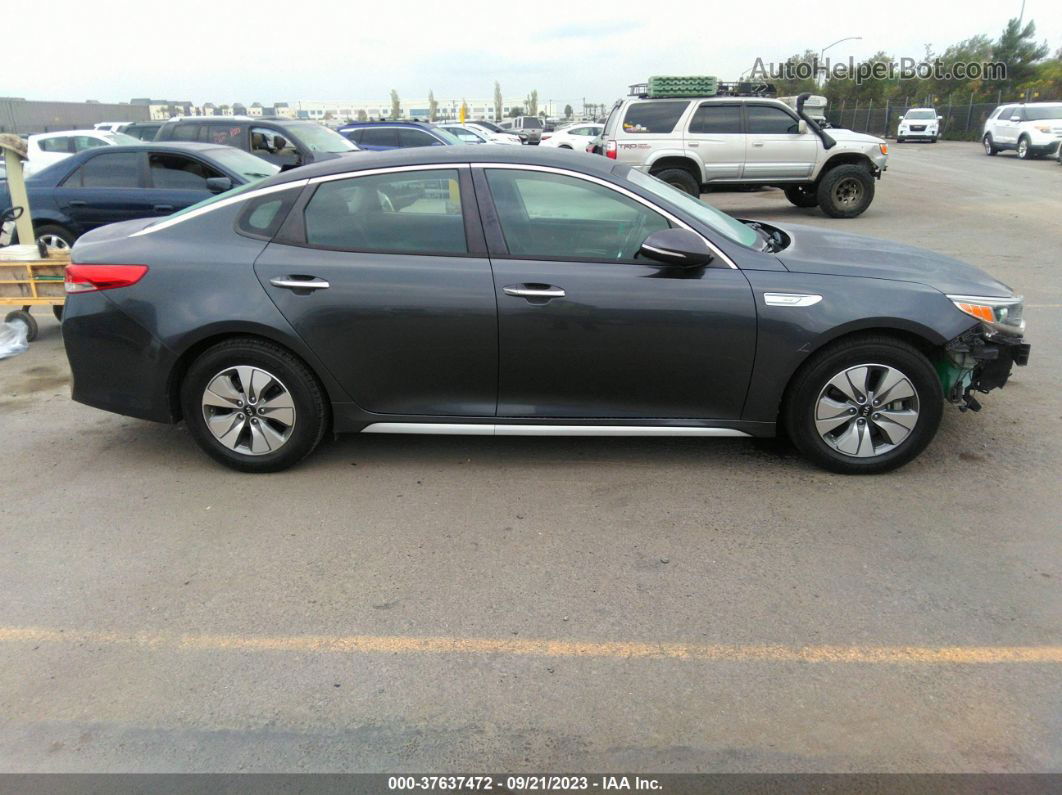 2017 Kia Optima Hybrid Gray vin: KNAGT4LE3H5017228