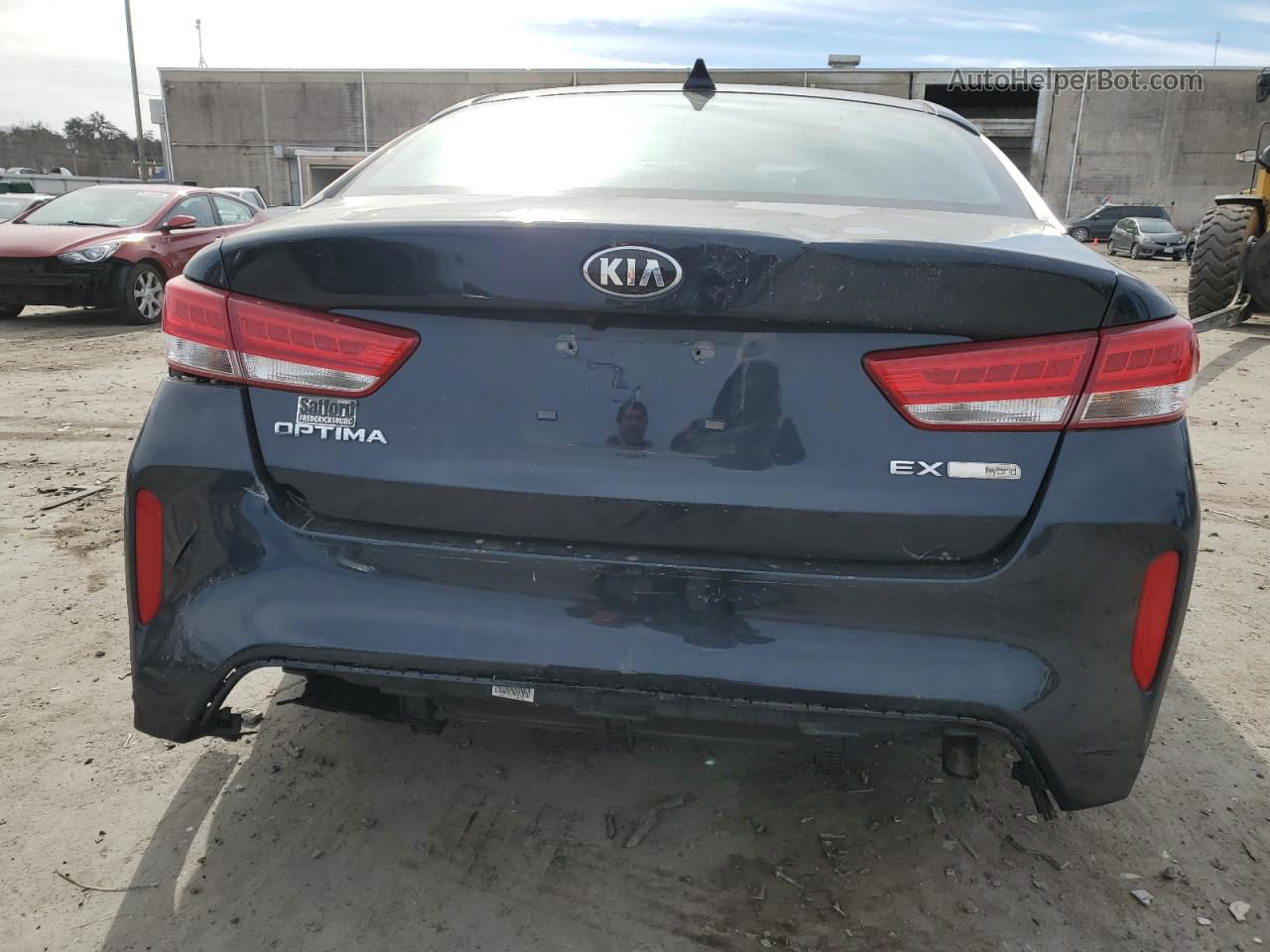 2017 Kia Optima Hybrid Blue vin: KNAGU4LE0H5009889