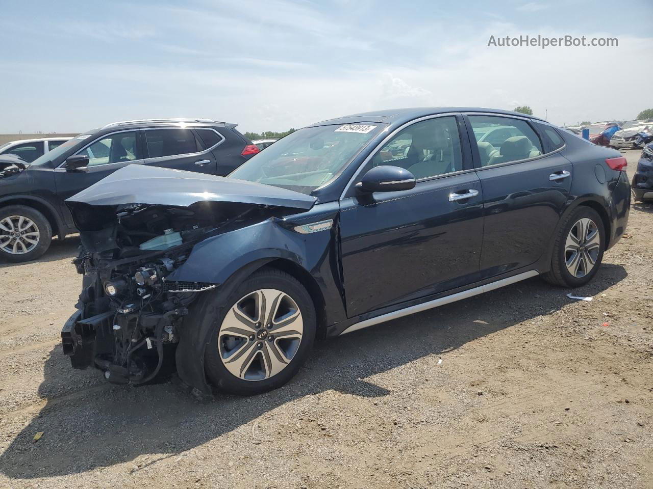 2017 Kia Optima Hybrid Black vin: KNAGU4LE3H5010762