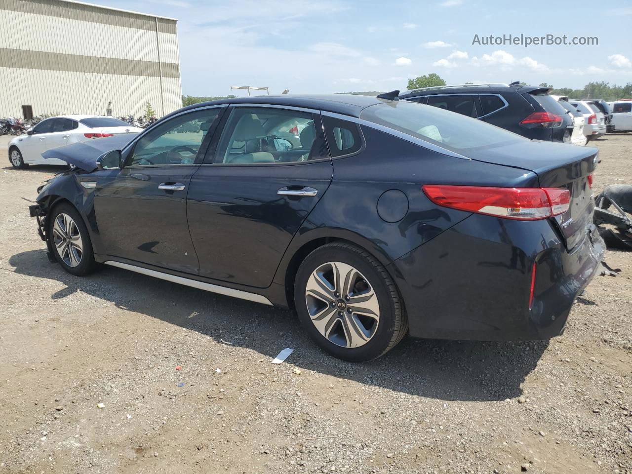 2017 Kia Optima Hybrid Black vin: KNAGU4LE3H5010762