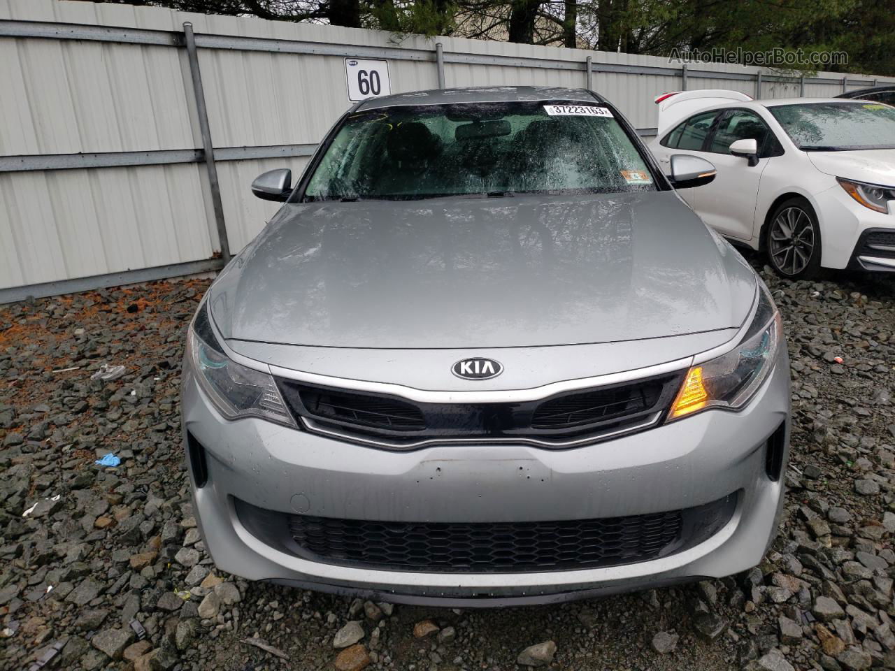 2017 Kia Optima Hybrid Silver vin: KNAGU4LE4H5012617