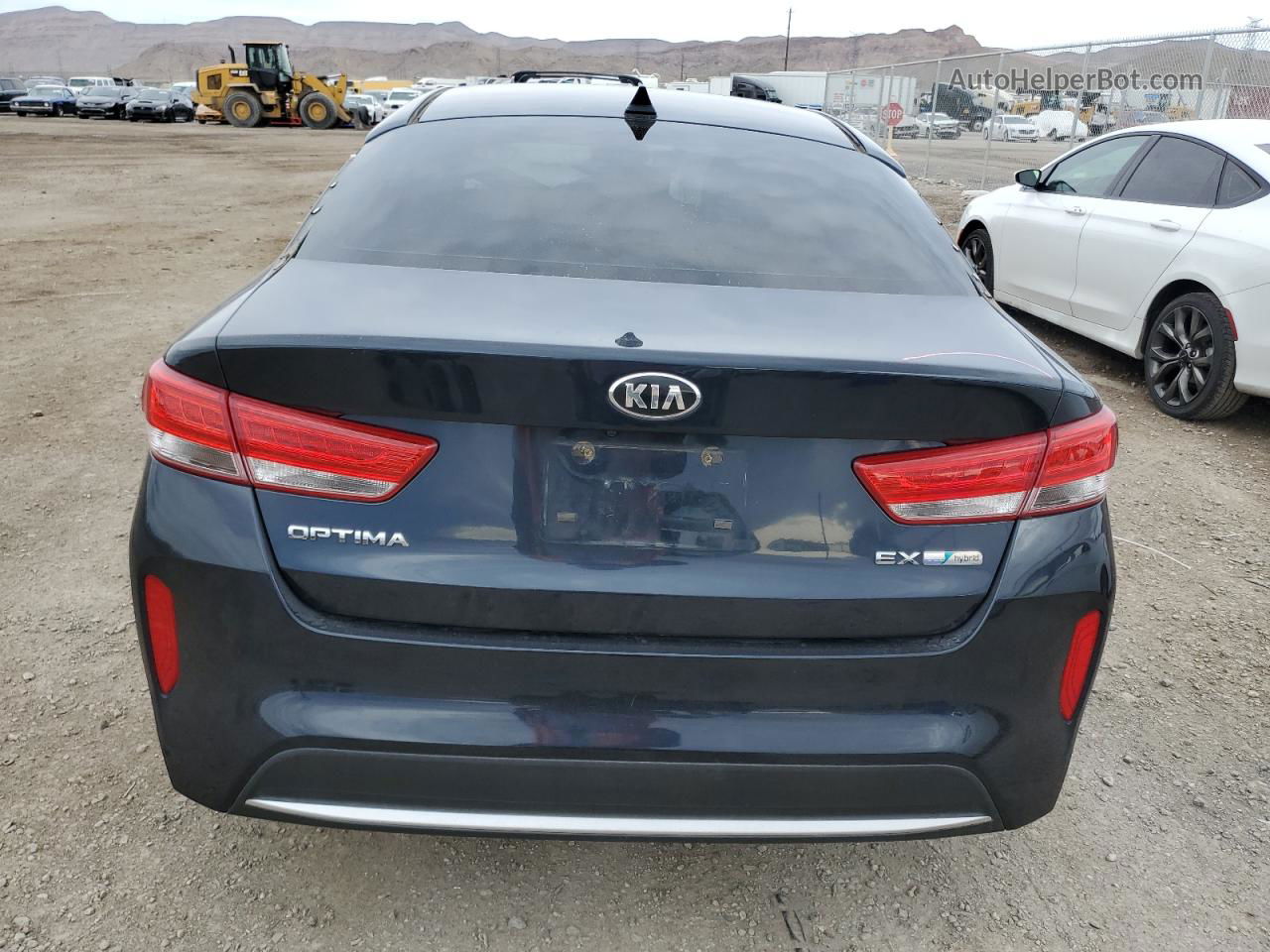 2017 Kia Optima Hybrid Blue vin: KNAGU4LE6H5011744