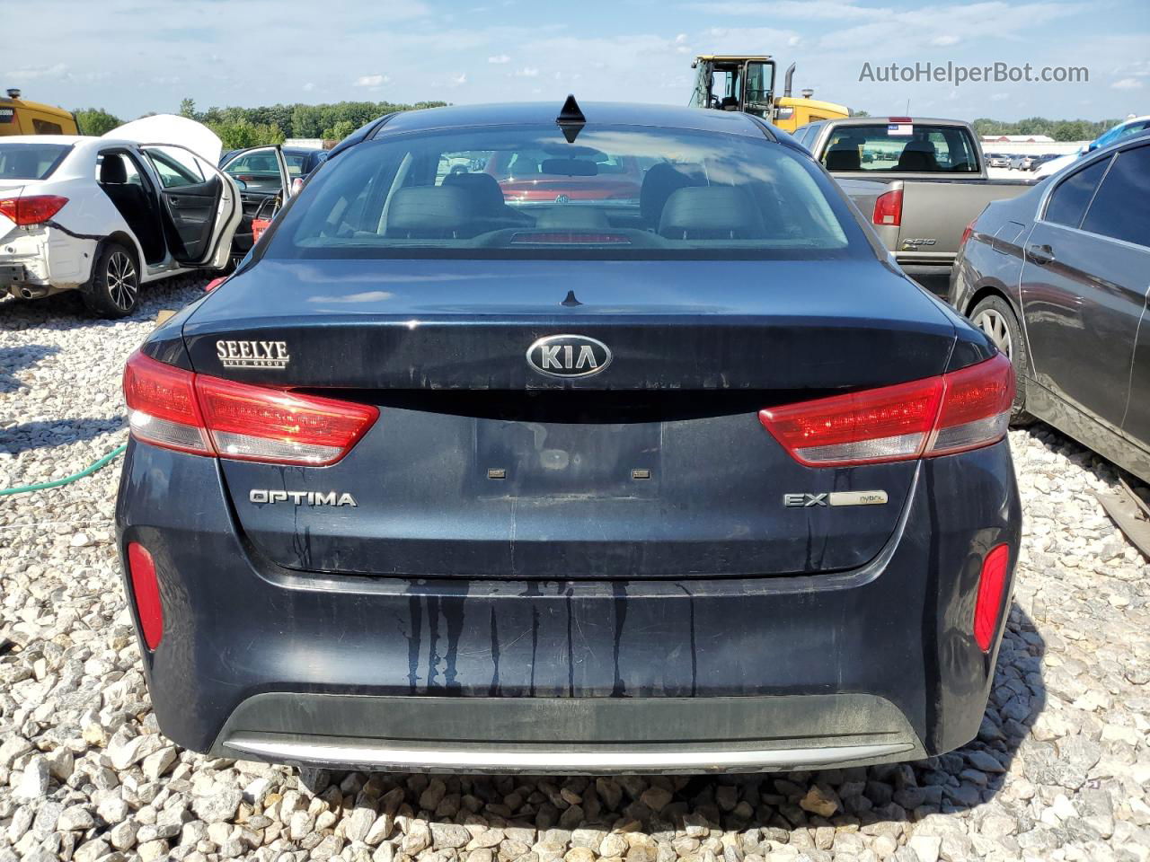 2017 Kia Optima Hybrid Blue vin: KNAGU4LE8H5017822