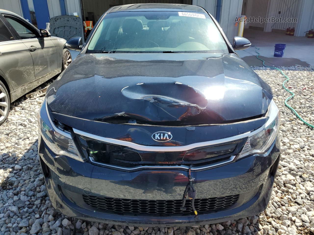 2017 Kia Optima Hybrid Blue vin: KNAGU4LE8H5017822