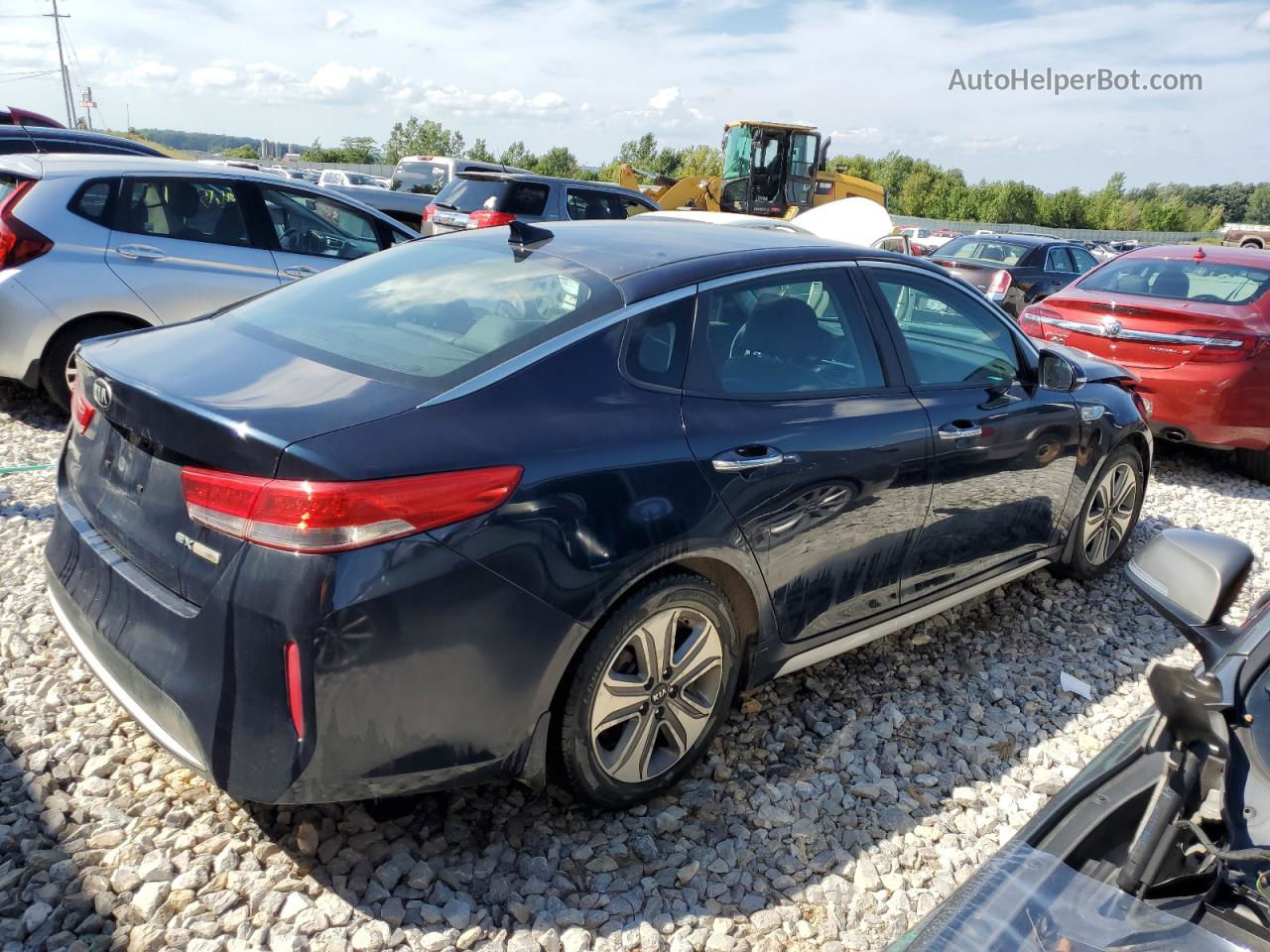 2017 Kia Optima Hybrid Blue vin: KNAGU4LE8H5017822