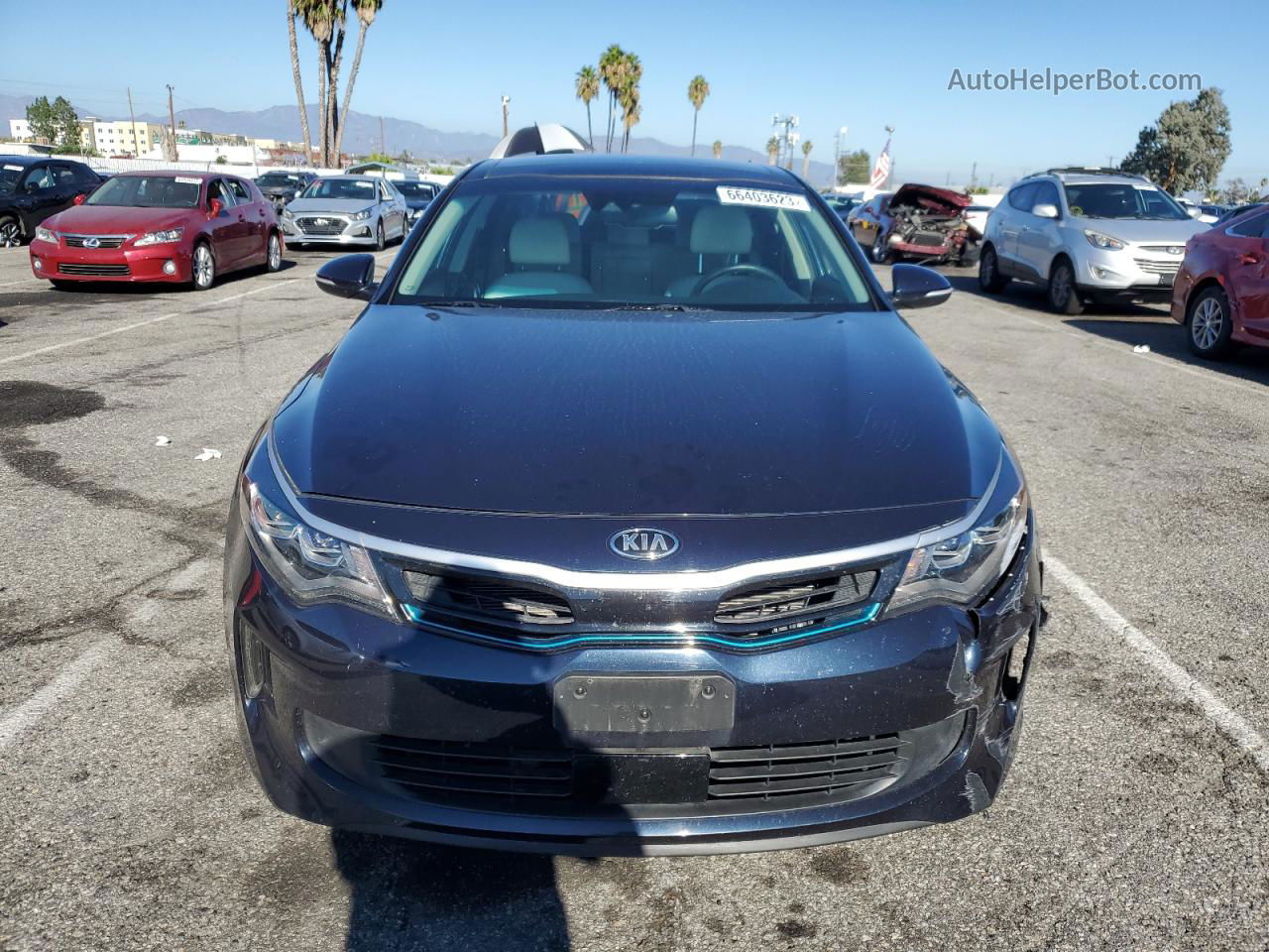 2018 Kia Optima Plug-in Hybrid Blue vin: KNAGV4LD6J5025203