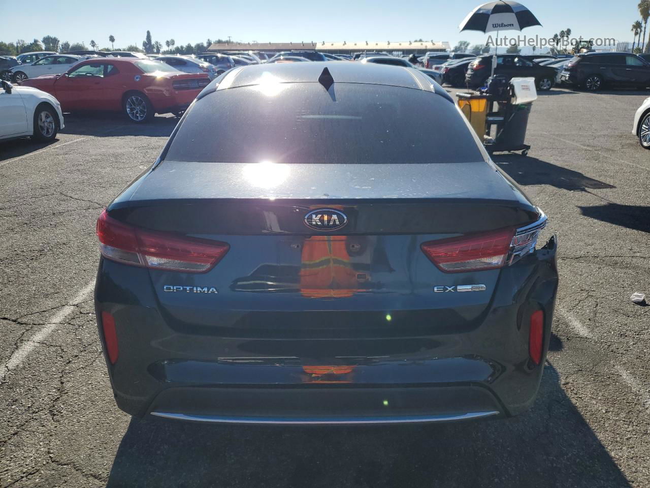 2018 Kia Optima Plug-in Hybrid Blue vin: KNAGV4LD6J5025203