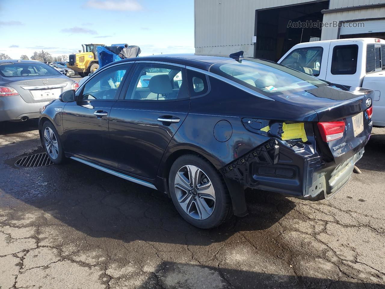 2017 Kia Optima Plug-in Hybrid Blue vin: KNAGV4LDXH5014604