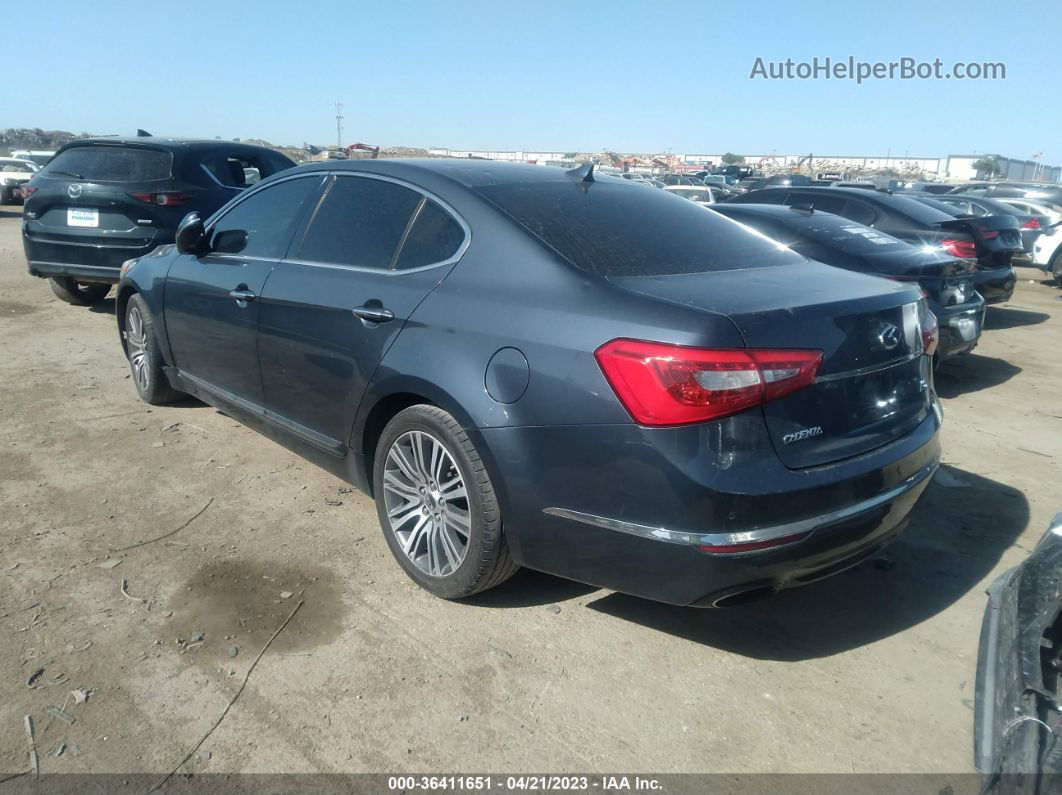 2014 Kia Cadenza Premium Синий vin: KNALN4D70E5120711