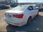 2014 Kia Cadenza Premium White vin: KNALN4D70E5121454