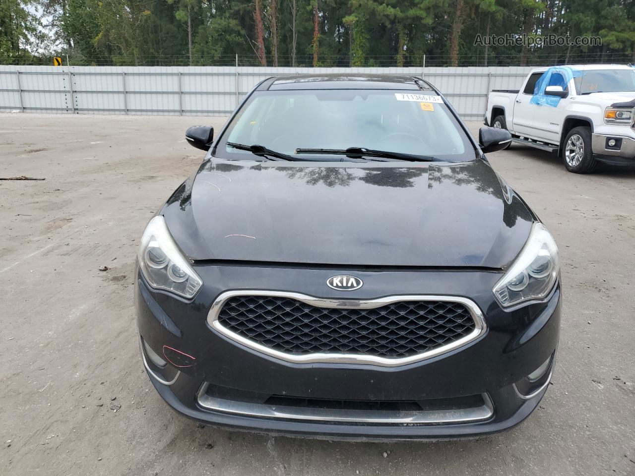 2014 Kia Cadenza Premium Черный vin: KNALN4D70E5125701