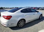 2014 Kia Cadenza Premium White vin: KNALN4D70E5134527