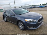 2014 Kia Cadenza Premium Blue vin: KNALN4D70E5137914