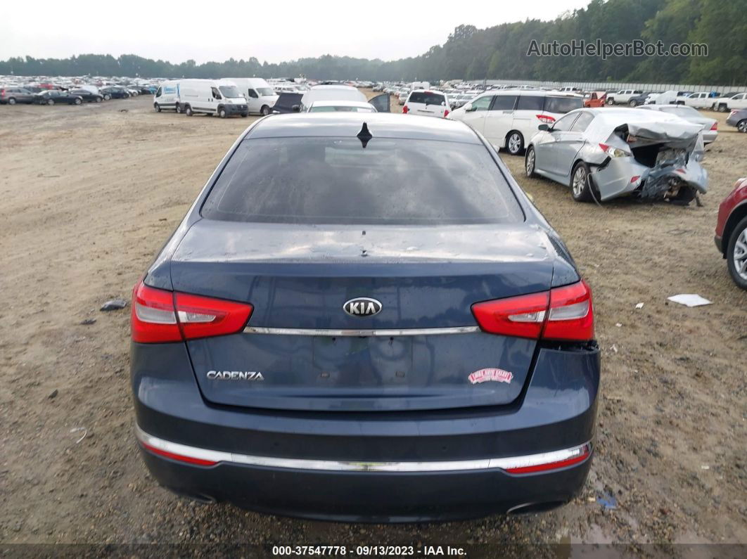 2014 Kia Cadenza Premium Blue vin: KNALN4D70E5137914