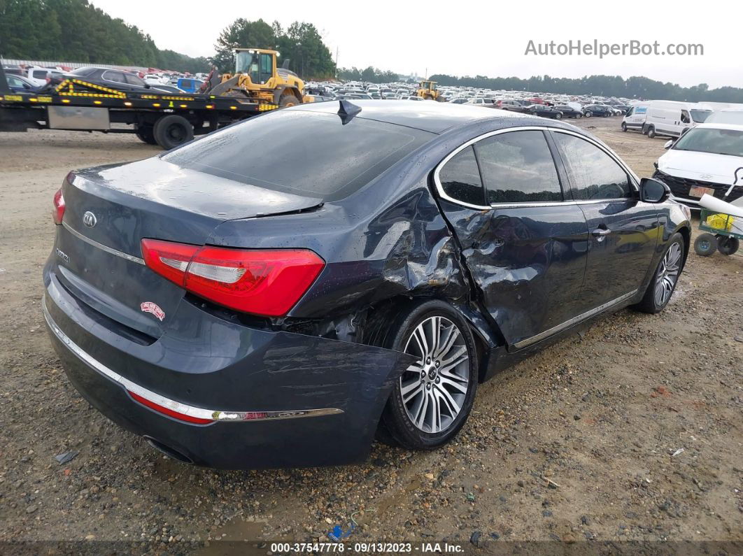 2014 Kia Cadenza Premium Blue vin: KNALN4D70E5137914