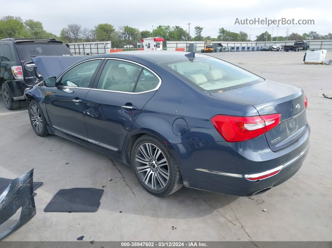 2014 Kia Cadenza Premium Blue vin: KNALN4D70E5140537