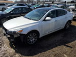 2014 Kia Cadenza Premium White vin: KNALN4D70E5140960