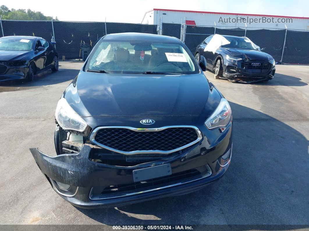 2014 Kia Cadenza Premium Black vin: KNALN4D70E5145186