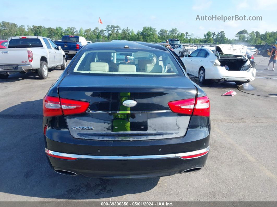 2014 Kia Cadenza Premium Black vin: KNALN4D70E5145186