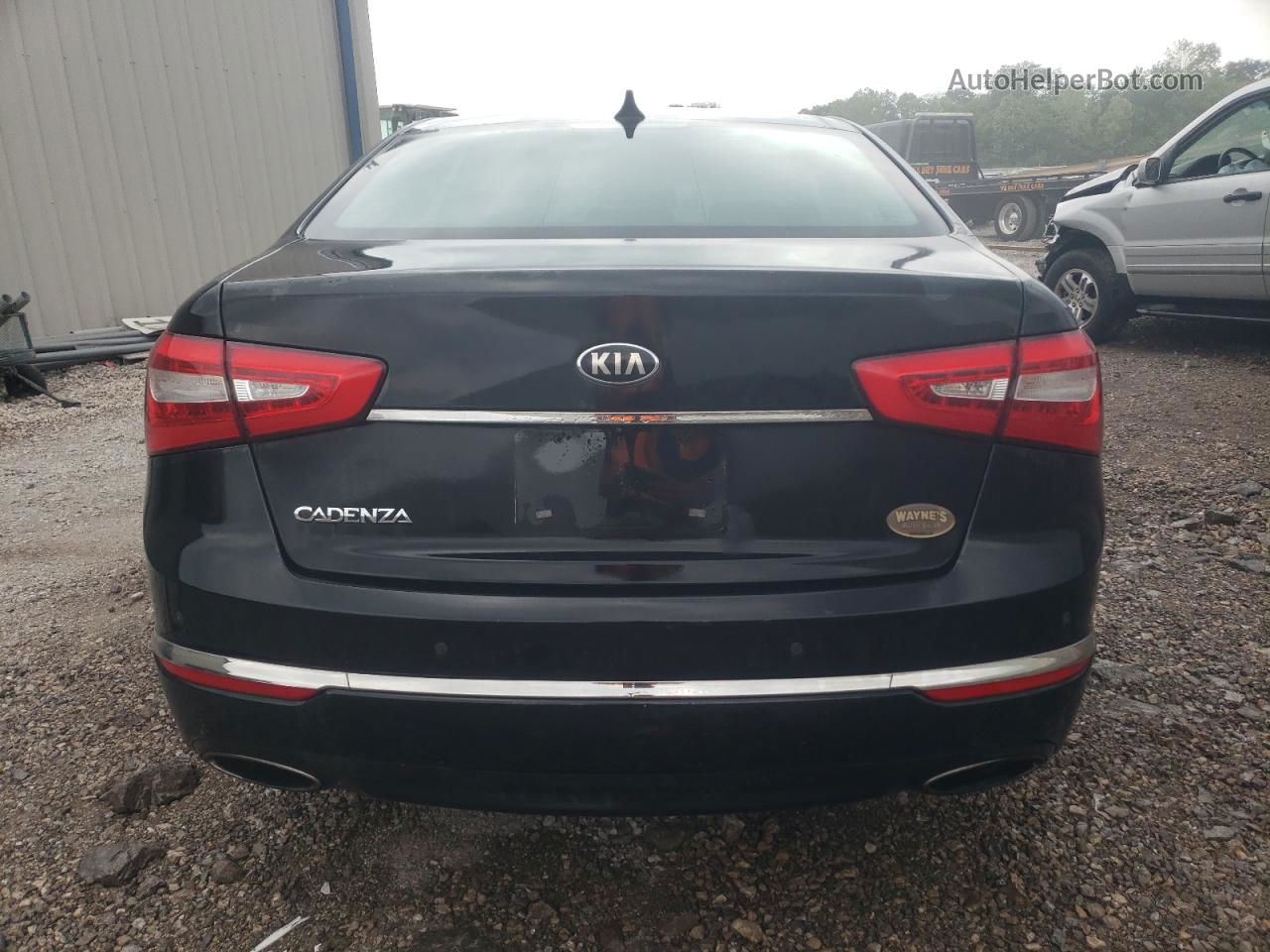 2014 Kia Cadenza Premium Black vin: KNALN4D70E5159704