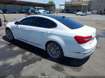 2014 Kia Cadenza Limited White vin: KNALN4D70E5165714